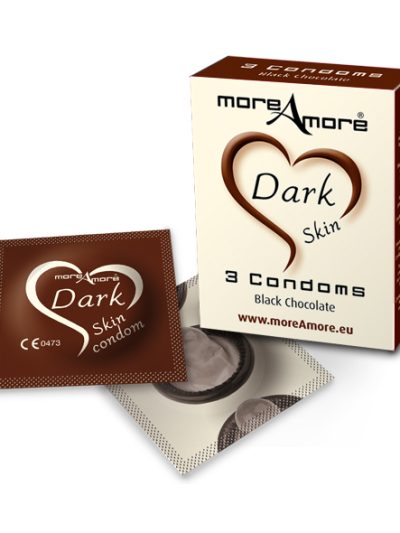 E22208 400x533 - MoreAmore - kondom Dark Skin 3 pcs