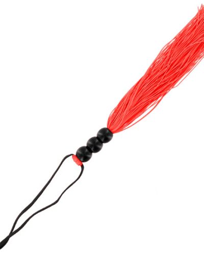 E23554 400x533 - S&M bič  majen Small Rubber Whip rdeče barve