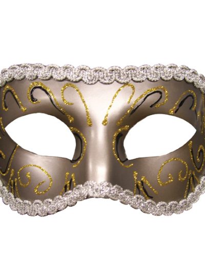E24898 400x533 - S&M - Grey Masquerade Mask