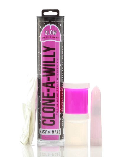 E24278 2 400x533 - Clone A Willy Kit - Glow-in-the-Dark Hot Pink