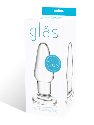 E25398 1 400x533 - Glas - Glass But Plug analni ?ep 8,9 cm