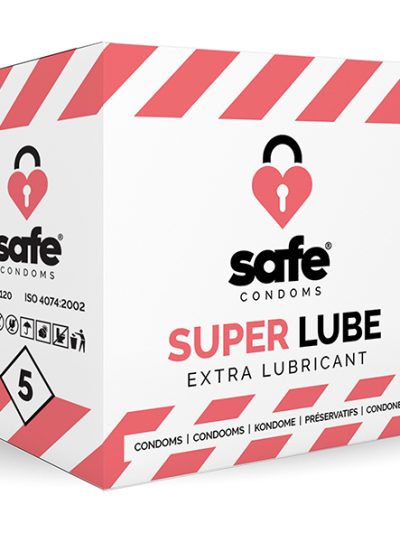 E25666 400x533 - Safe - Super Lube kondomi Extra Lubricant 5 kom