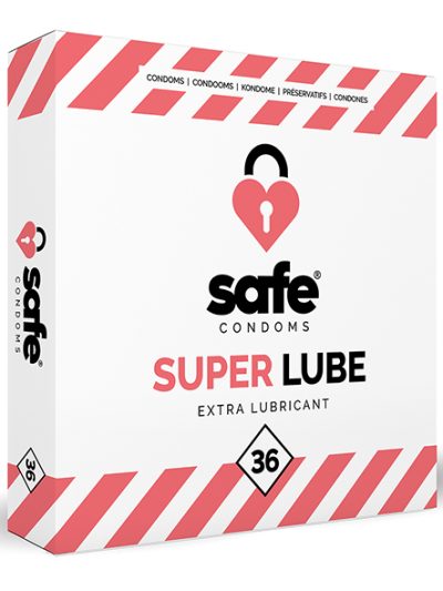 E25668 400x533 - Safe - Super Lube kondomi Extra Lubricant 36 kom