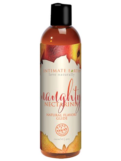 E26267 400x533 - Intimate Earth - Natural Flavors Glide Naughty Nectarines 120 ml