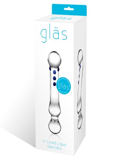 E26335 1 400x533 - Glas - Curved G-Spot steklen dildo