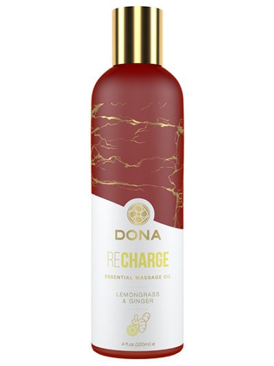 E27122 400x533 - Dona - Essential Masažno olje Recharge Lemongrass & Ginger 120 ml