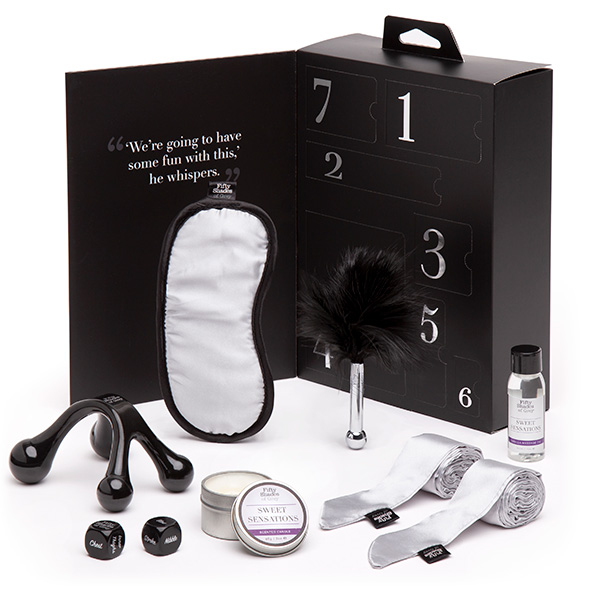 E27158 - Fifty Shades of Grey - Pleasure Overload A Week of Play (7 Piece Kit) darilo
