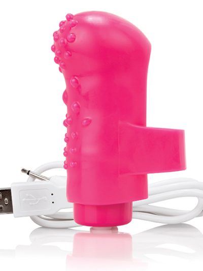 E27282 1 400x533 - The Screaming O - Charged FingO Finger Vibe Pink