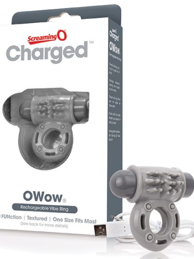 E27291 400x533 - The Screaming O - Charged OWow Vibe Ring Grey