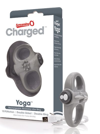 E27298 400x533 - The Screaming O - Charged Yoga Vibe Ring Grey