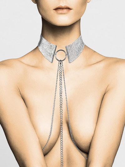 E27511 1 400x533 - Bijoux Indiscrets - Desir Metallique Collar Srebrna