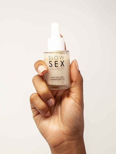 E28320 2 400x533 - Bijoux Indiscrets - Slow Sex Hair & Skin Shimmer Dry Oil