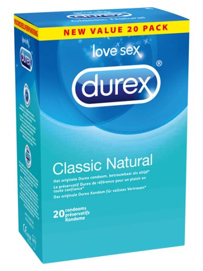 E28525 400x533 - Durex - Classic Natural kondomi 20 kom
