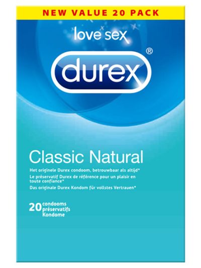 E28525 1 400x533 - Durex - Classic Natural kondomi 20 kom