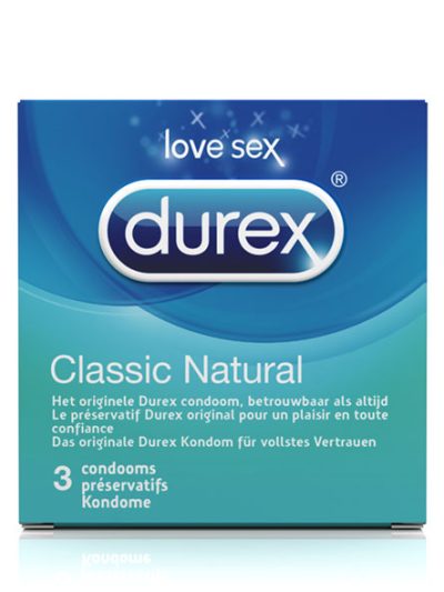 E28526 400x533 - Durex - Classic Natural kondomi 3 kom