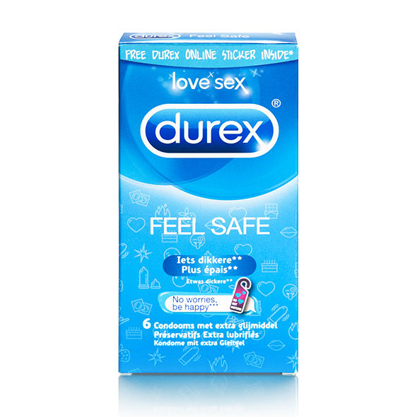 E28537 - Durex - Emoji Feel Safe kondomi 6 kom