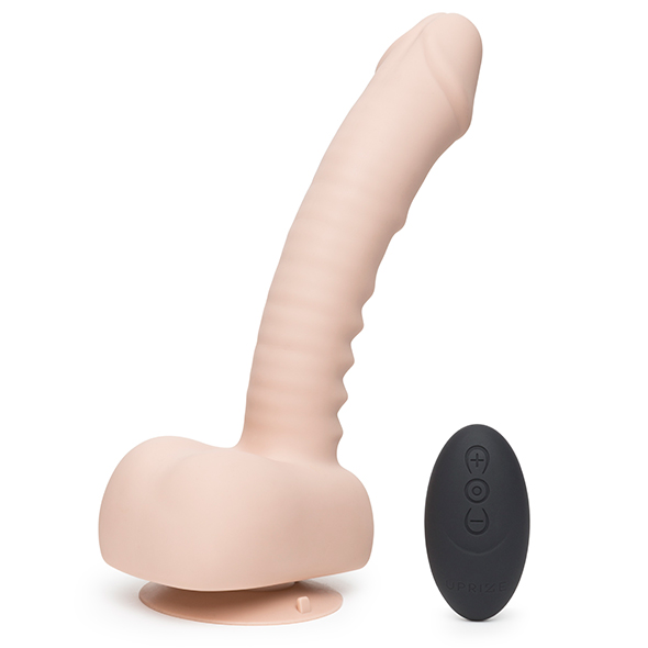 E28918 - Uprize - Remote Control Rising 20 cm vibracijski Realistic Dildo Pink Flesh