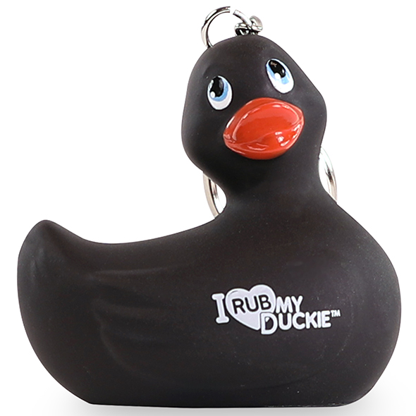 E28998 - I Rub My Duckie | obesek v obliki račke (Black)