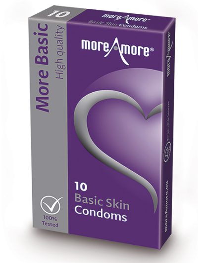 E29093 400x533 - MoreAmore - kondom Basic Skin 10 kom
