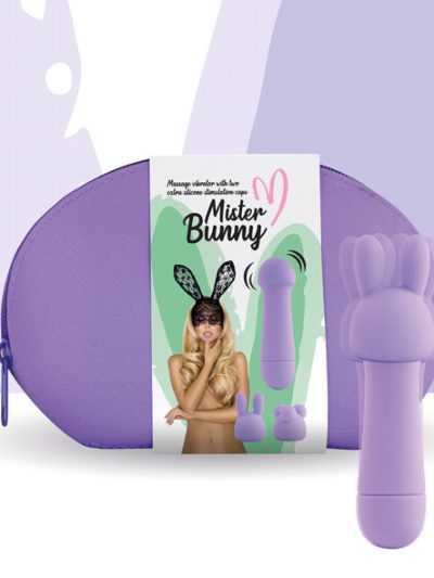 E30578 400x533 - FeelzToys - Mister Bunny Massage Vibrator with 2 Caps Purple