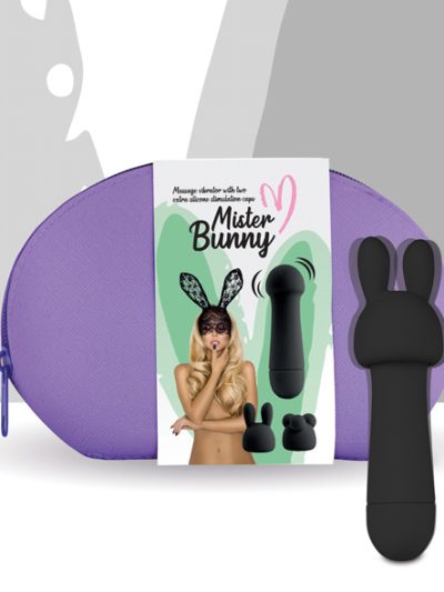 E30579 400x533 - FeelzToys - Mister Bunny Massage Vibrator with 2 Caps ?rna