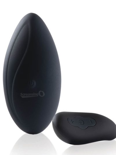 E31045 400x533 - The Screaming O - Premium Ergonomic Remote Panty Set Black
