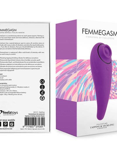 E31117 1 400x533 - FeelzToys - FemmeGasm Tapping & Tickling Vibrator Purple