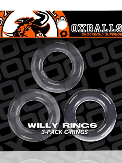 E31532 1 400x533 - Oxballs - Willy Rings 3- kom Cockrings Clear