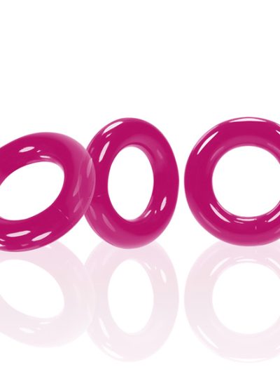 E31533 400x533 - Oxballs - Willy Rings 3- kom Cockrings Hot Pink
