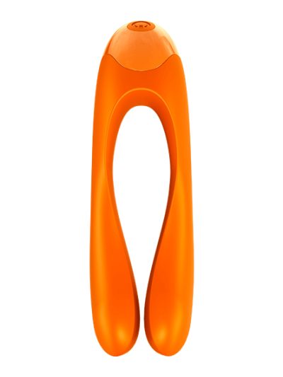 E31599 400x533 - Satisfyer - Candy Cane Finger Vibrator Orange