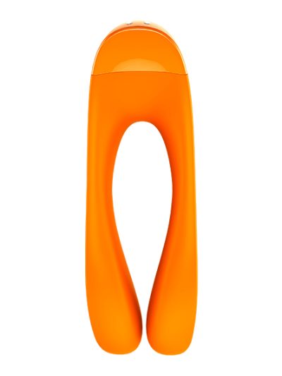 E31599 1 400x533 - Satisfyer - Candy Cane Finger Vibrator Orange