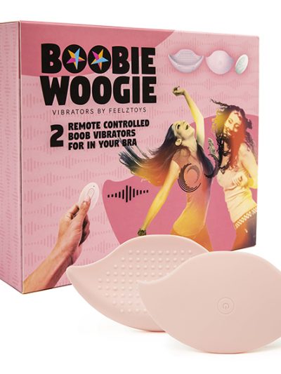 E31605 400x533 - FeelzToys - Boobie Woogie Remote Controlled Boob Vibrators (2 pcs) masaža prsi