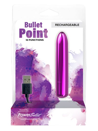 E31788 1 400x533 - PowerBullet - Bullet Point Vibrator 10 funkcij  Purple
