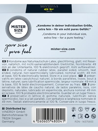 E32109 1 400x533 - Mister Size - 49 mm Kondom  3 kom