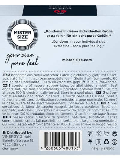 E32112 1 400x533 - Mister Size - 60 mm Kondom  3 kom