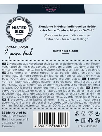 E32113 1 400x533 - Mister Size - 64 mm Kondom  3 kom