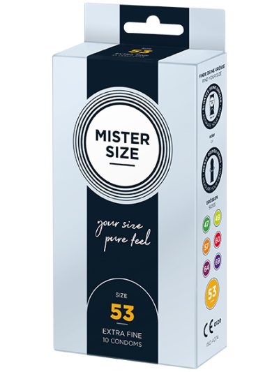 E32117 2 400x533 - Mister Size - 53 mm Kondom  10 kom