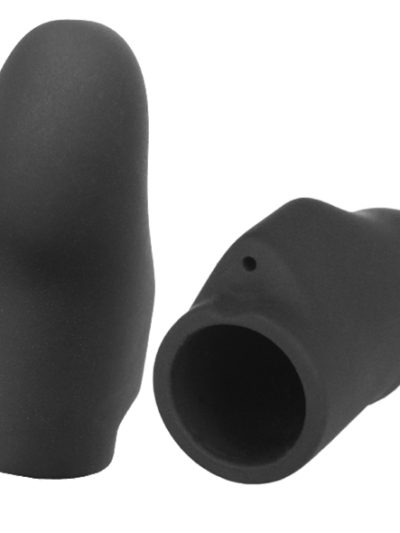 E32441 400x533 - ElectraStim - Silicone Noir Explorer Finger Sleeves