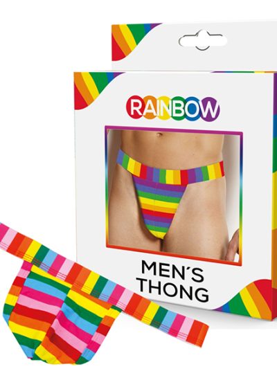 E32522 400x533 - Mavrične moške tangice Rainbow Mens Thong