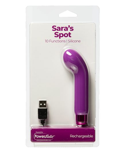 E32707 1 400x533 - PowerBullet - Sara's Spot Vibrator 10 Function Purple