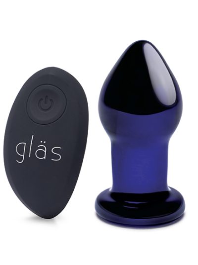E32840 400x533 - Glas - Rechargeable Remote Controlled Vibrating Butt Plug
