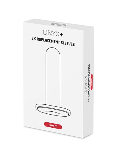 E32852 400x533 - Kiiroo - Onyx + Replacement Sleeve 3 Pack Tight Fit