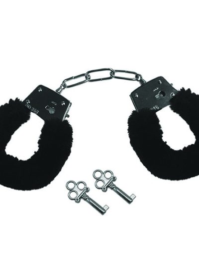 E32985 400x533 - Sportsheets - Sex & Mischief Furry Handcuffs Black