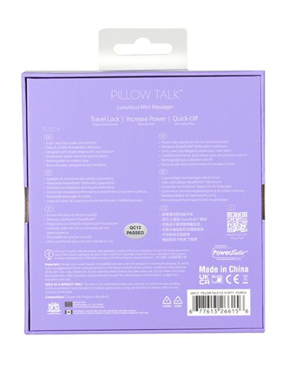 E33150 2 400x533 - Pillow Talk - Flirty Mini Massager Special Edition